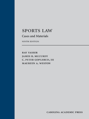 cover image of Sports Law